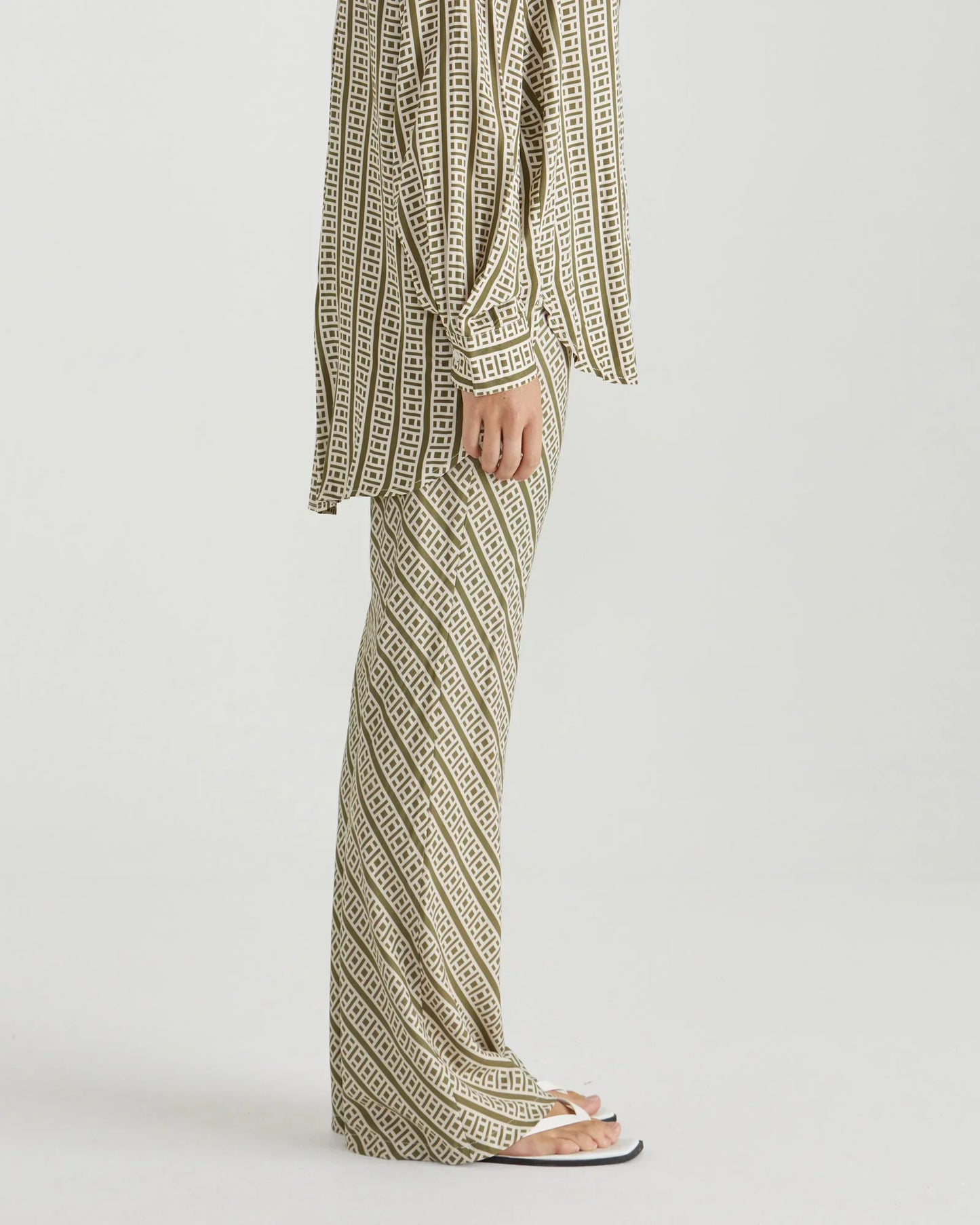 Sullivan Bias Pant - Geo Print