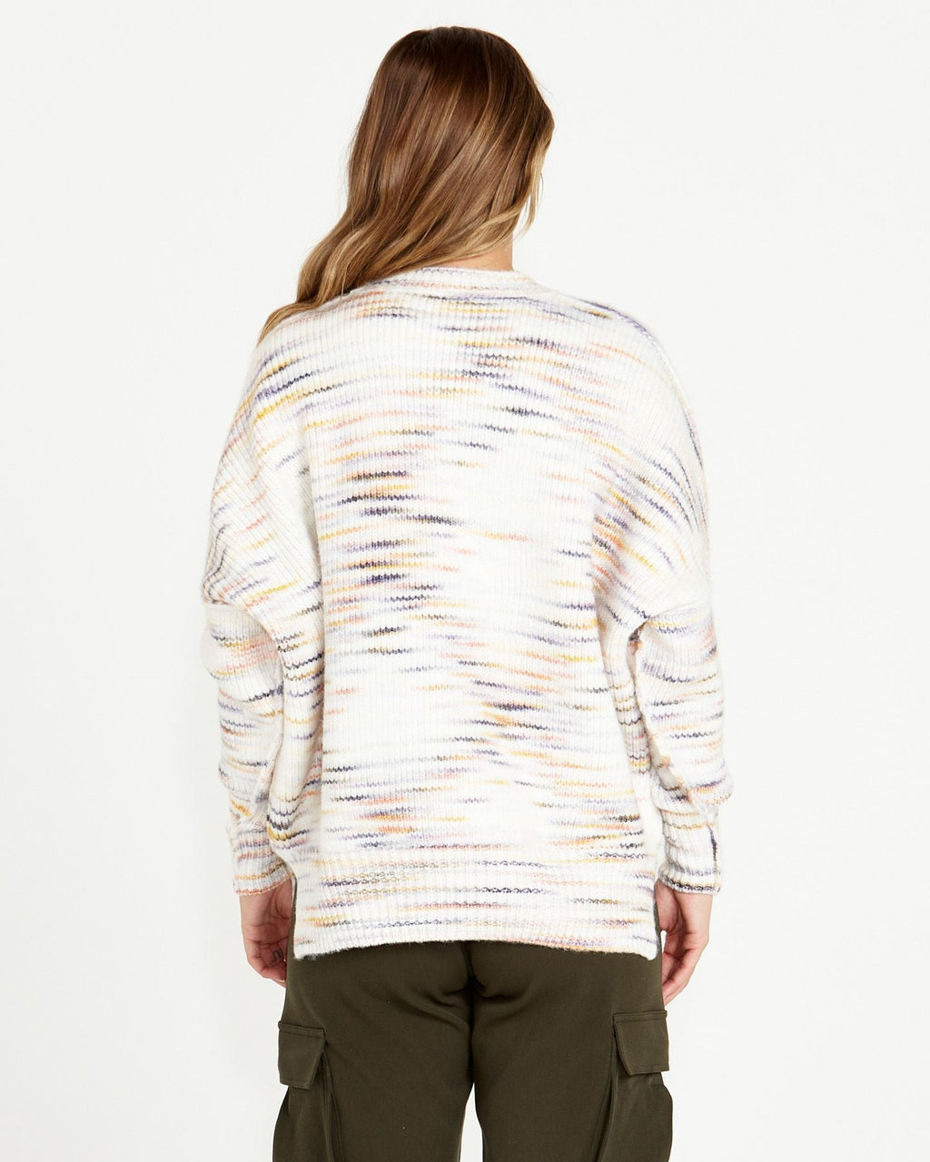 Pepper Oversized Jumper - Rainbow Marle