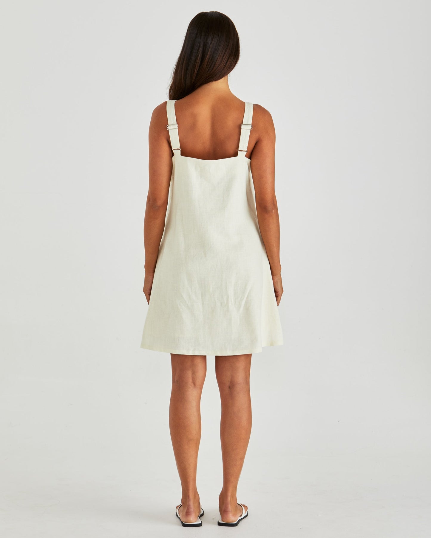 Vienna Mini Shift Dress - Butter Yellow