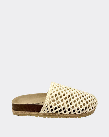 Alexa Slides - Natural | Human Shoes