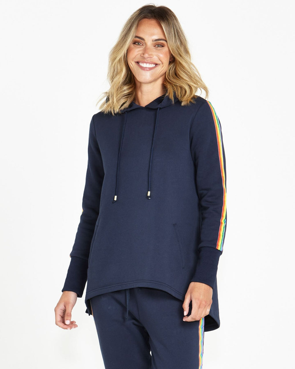 Huntington Stripe Jumper - Dark Blue