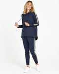 Huntington Stripe Jumper - Dark Blue