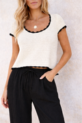 Coco Crochet Top - Cream