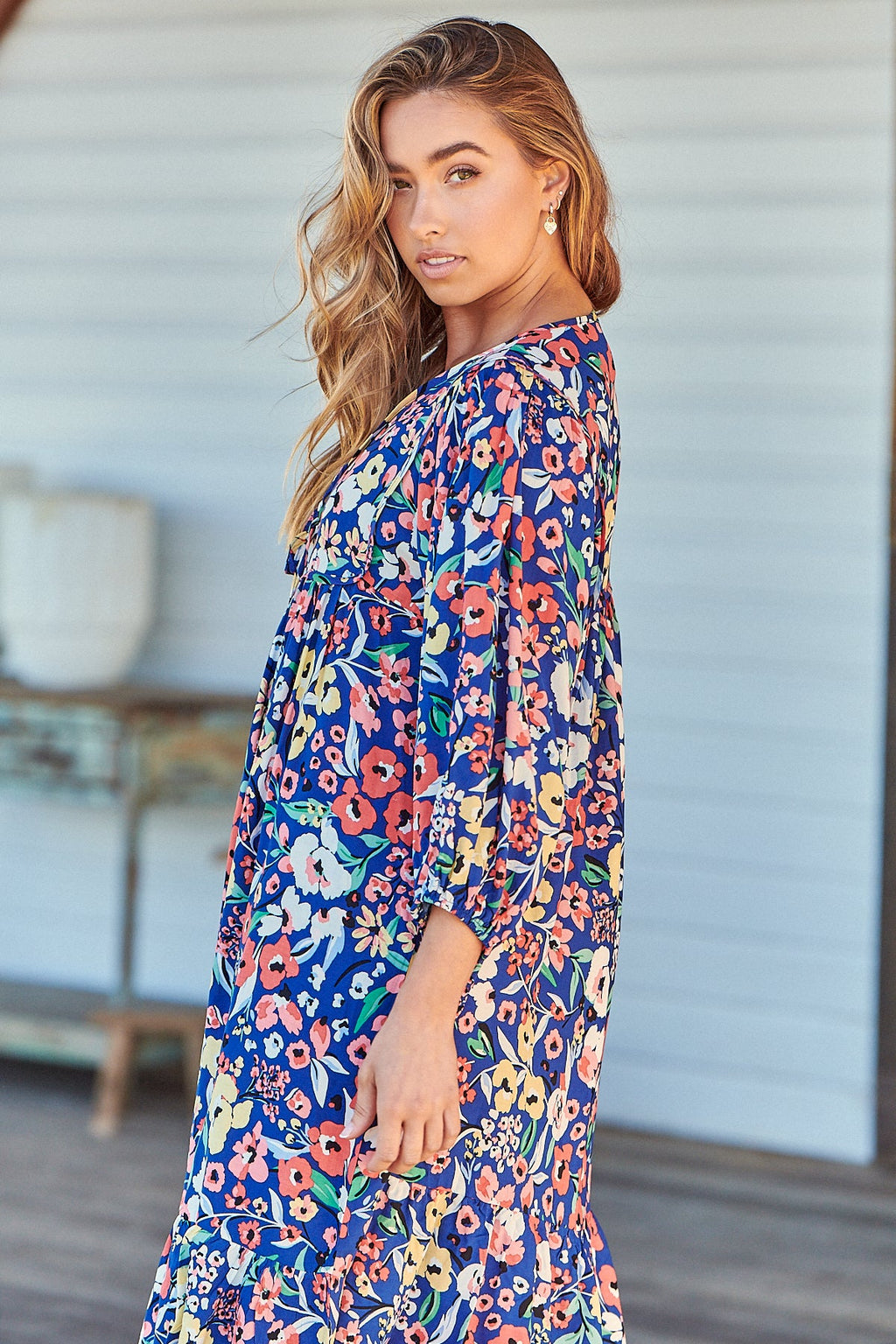 Carnation Print Dress