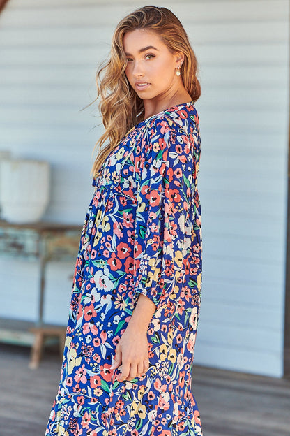 Carnation Print Dress
