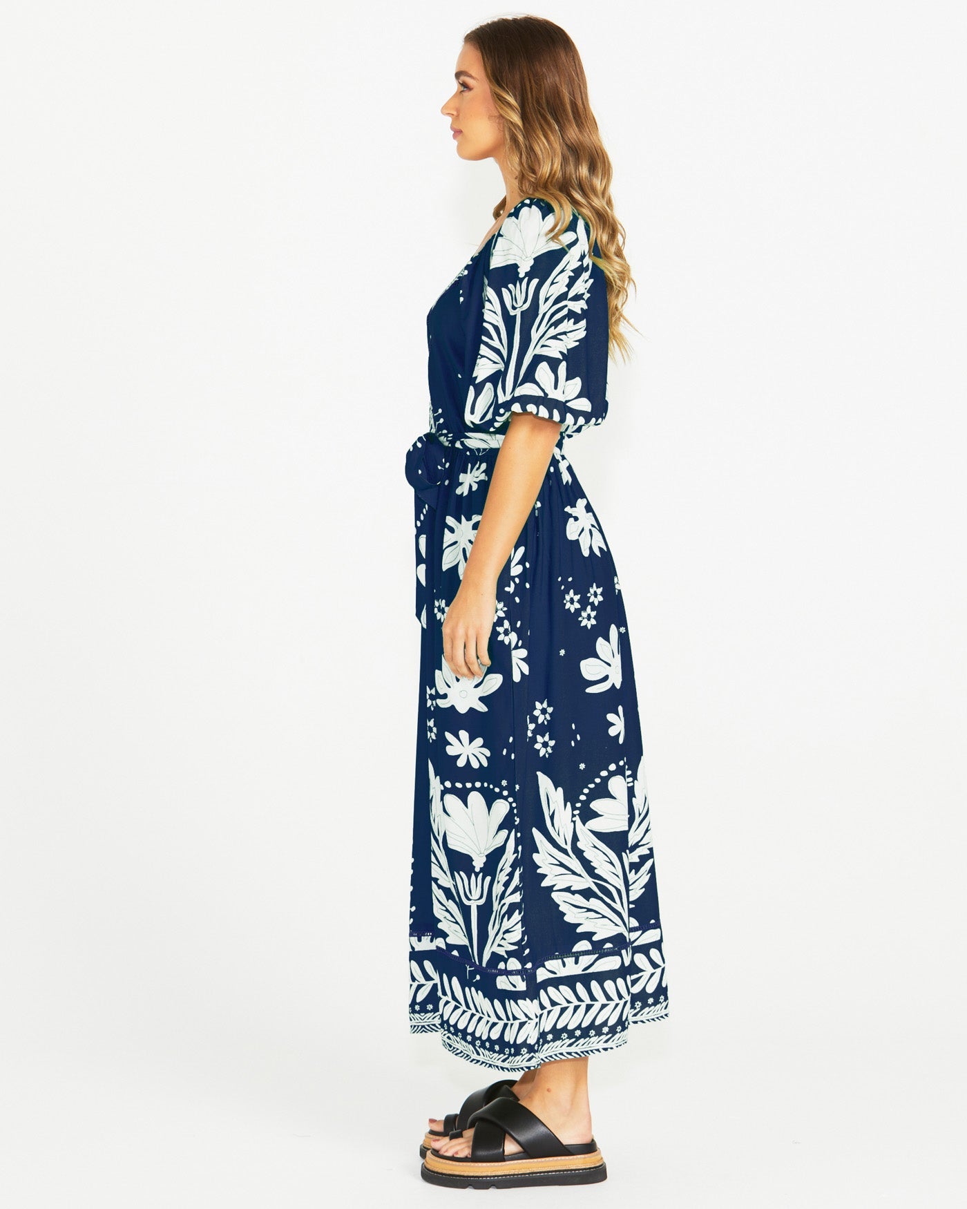 Lyndel Dress - Navy