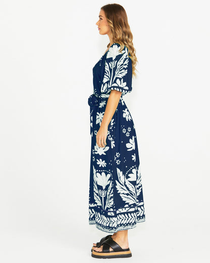 Lyndel Dress - Navy