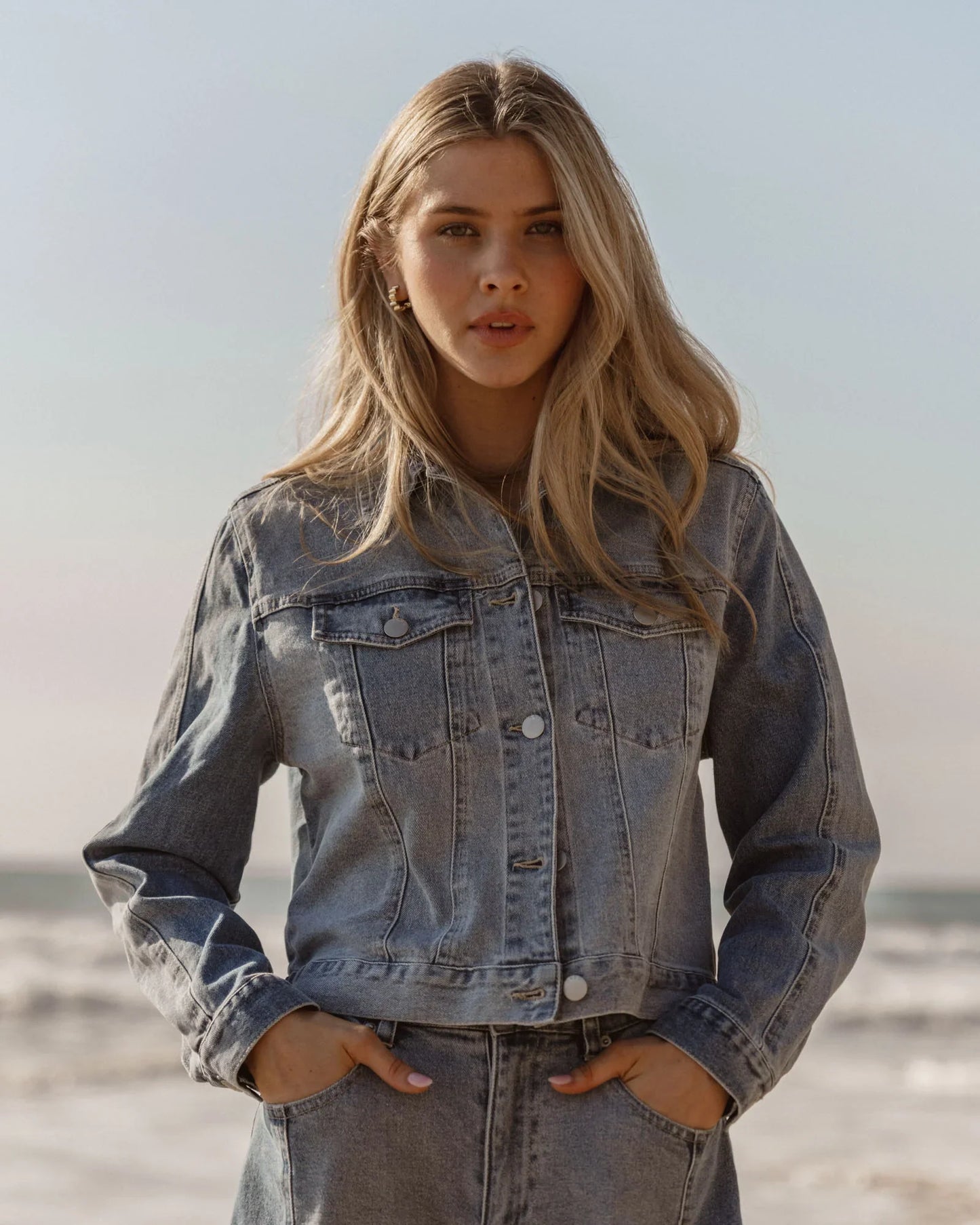 Ryley Jacket - Mixed Denim