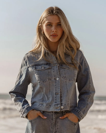 Ryley Jacket - Mixed Denim