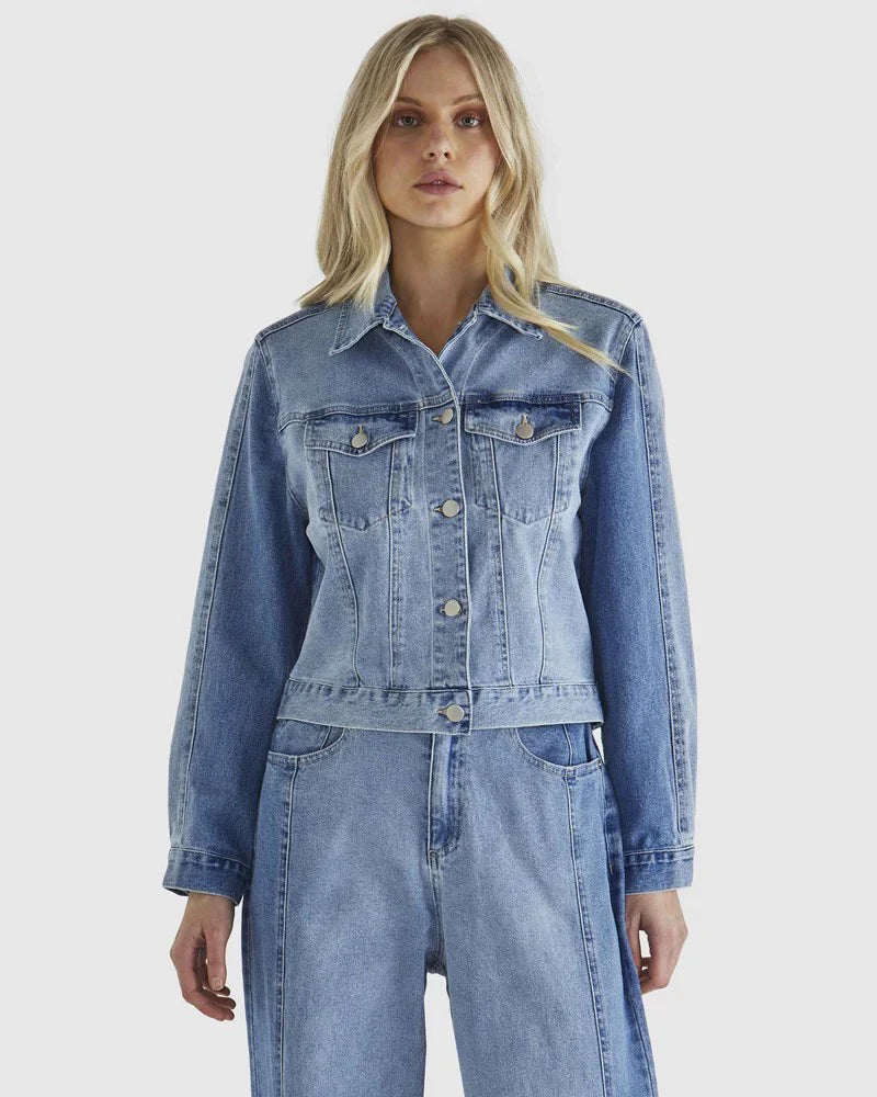 Ryley Jacket - Mixed Denim