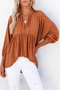 Shannon Boho Top - Ditsy