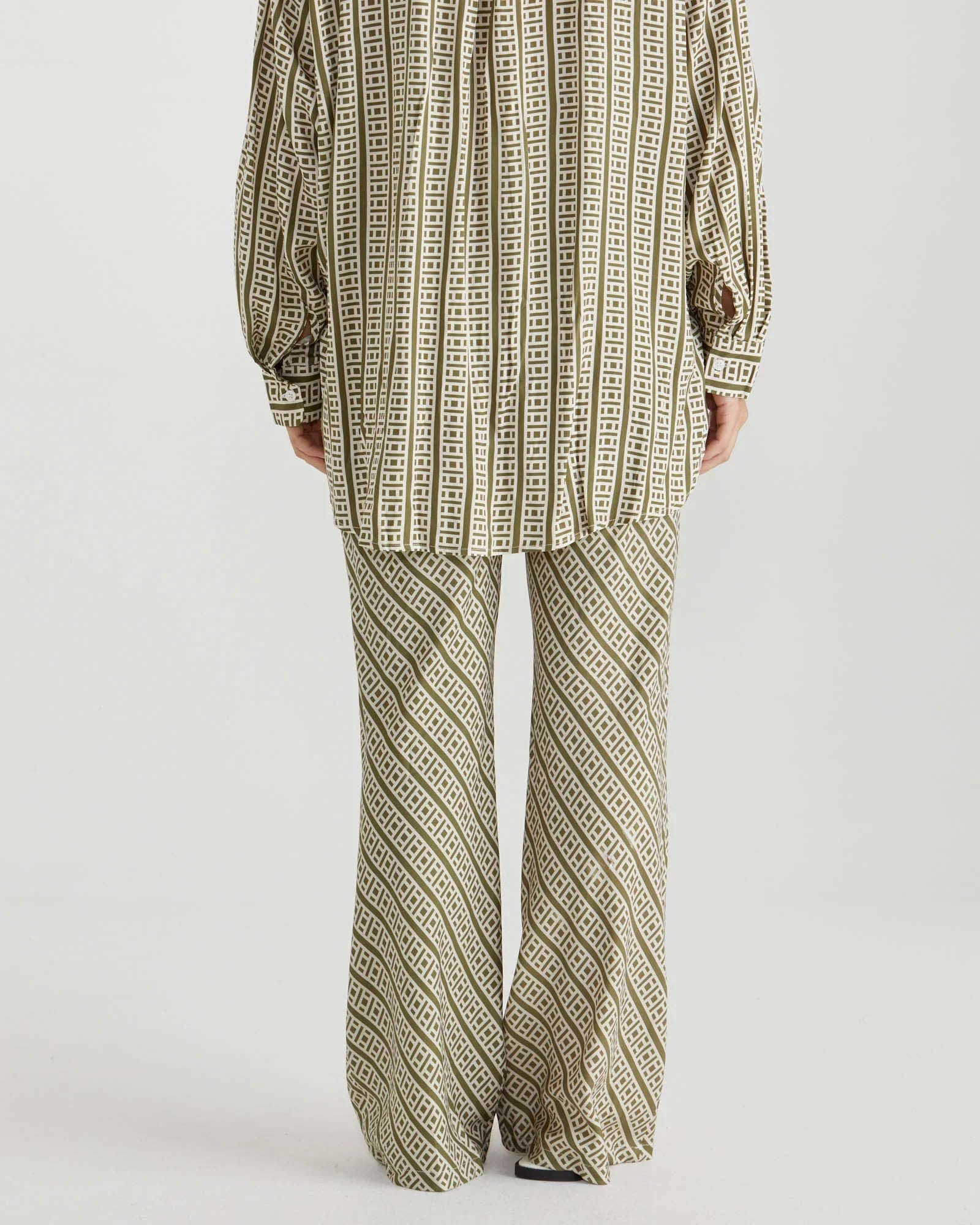 Sullivan Bias Pant - Geo Print